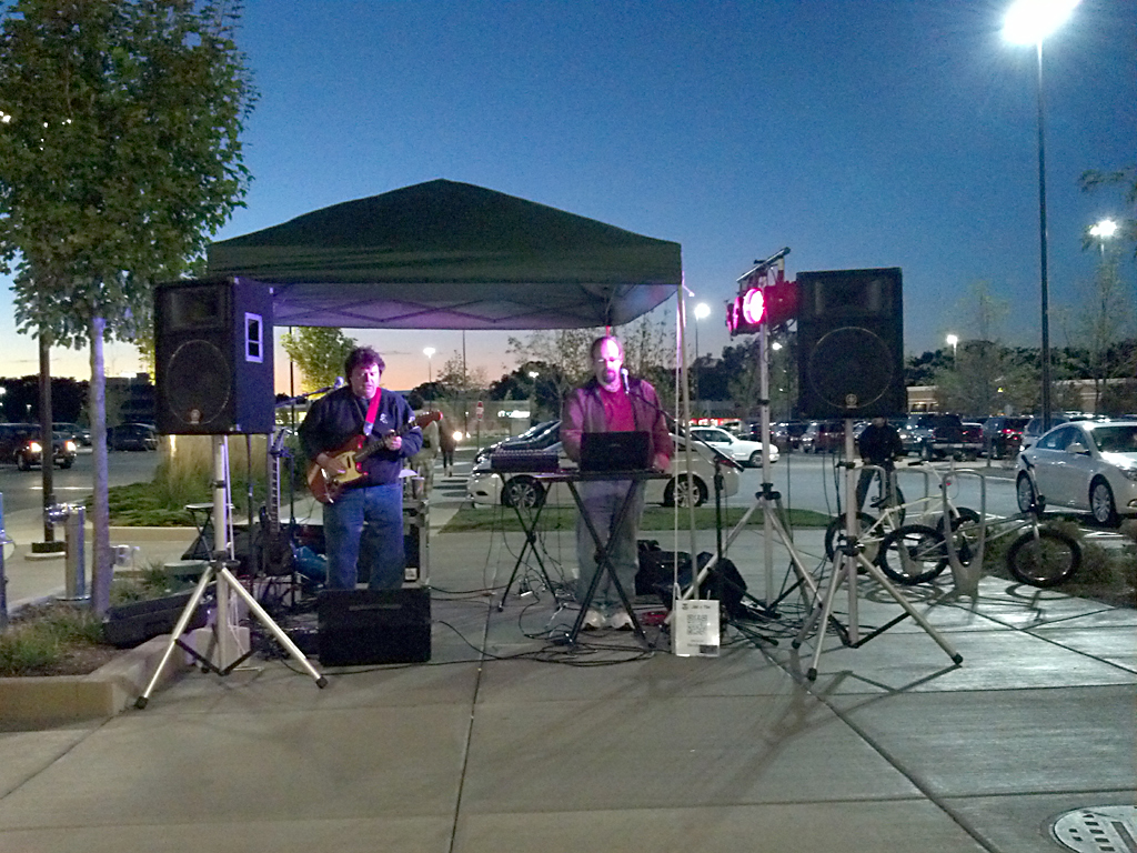 Jim & Tim on stage at Randhurst Village